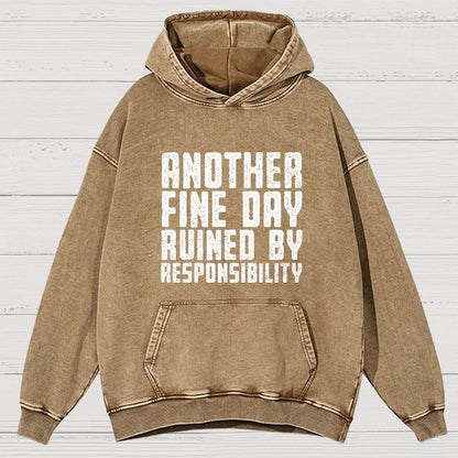 Another Fine Day Vintage Distressed Hoodie