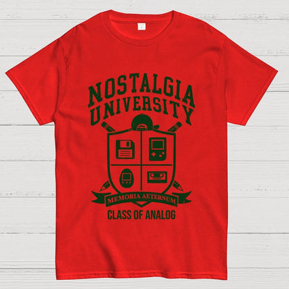 Nostalgia University Unisex Geek T-Shirt