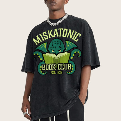 Mystic Book Club Vintage Distressed T-shirt