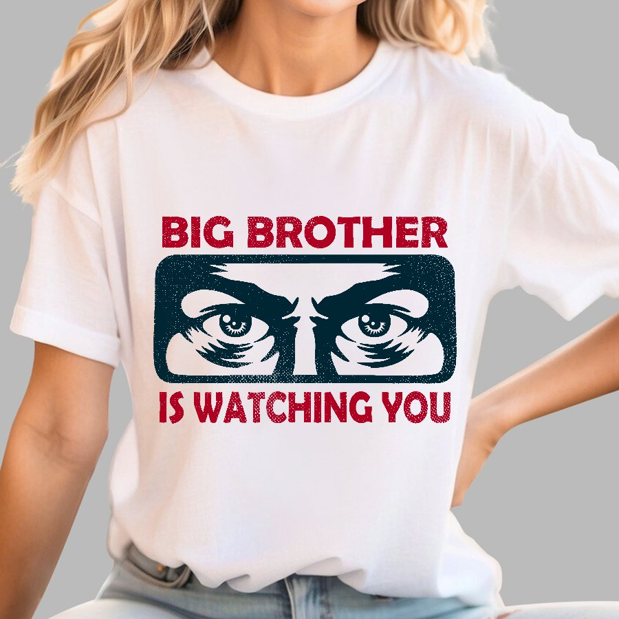 Ministry Of Truth Big Brother Is Watching You Sarcasm Geek T-Shirt