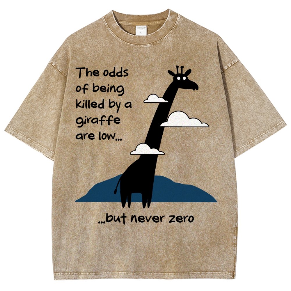 Killer Giraffe Vintage Distressed T-shirt