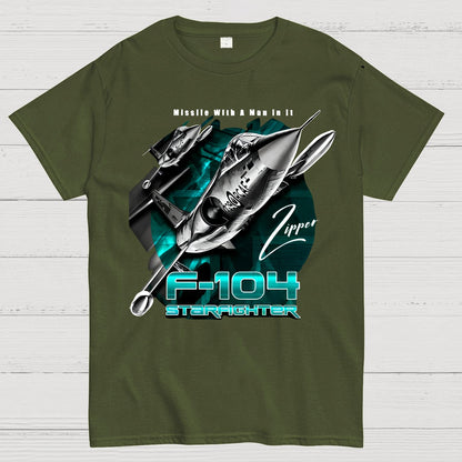 F-104 Starfighter USAF Supersonic Fighter Geek T-Shirt
