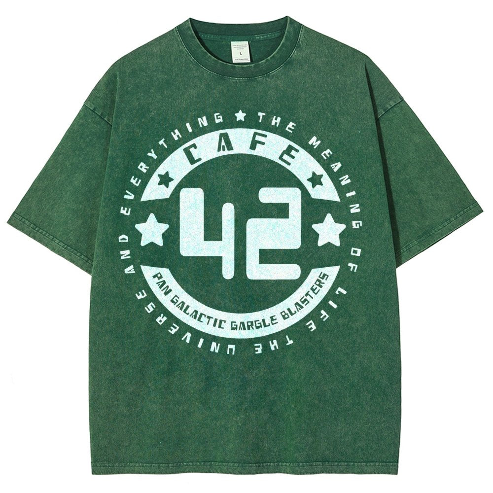 Cafe 42 Vintage Distressed T-shirt