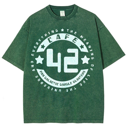 Cafe 42 Vintage Distressed T-shirt