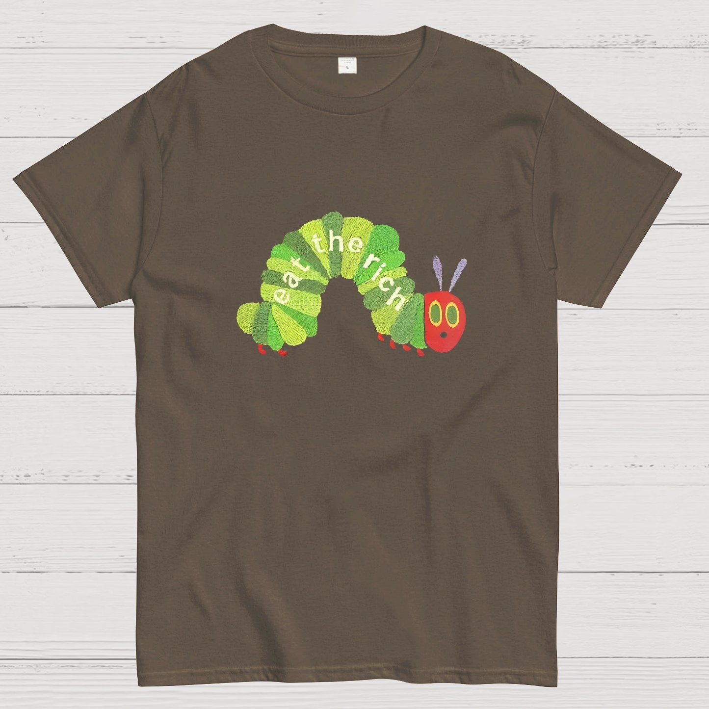 Eat the Rich Print Geek T-Shirt