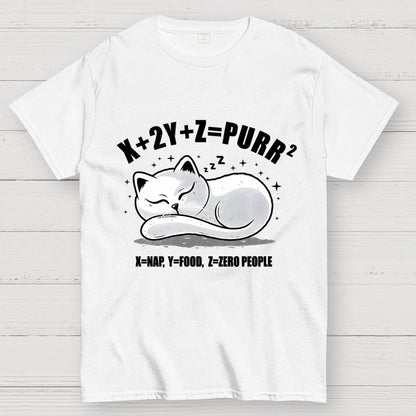 Purrfect Equation Geek T-Shirt