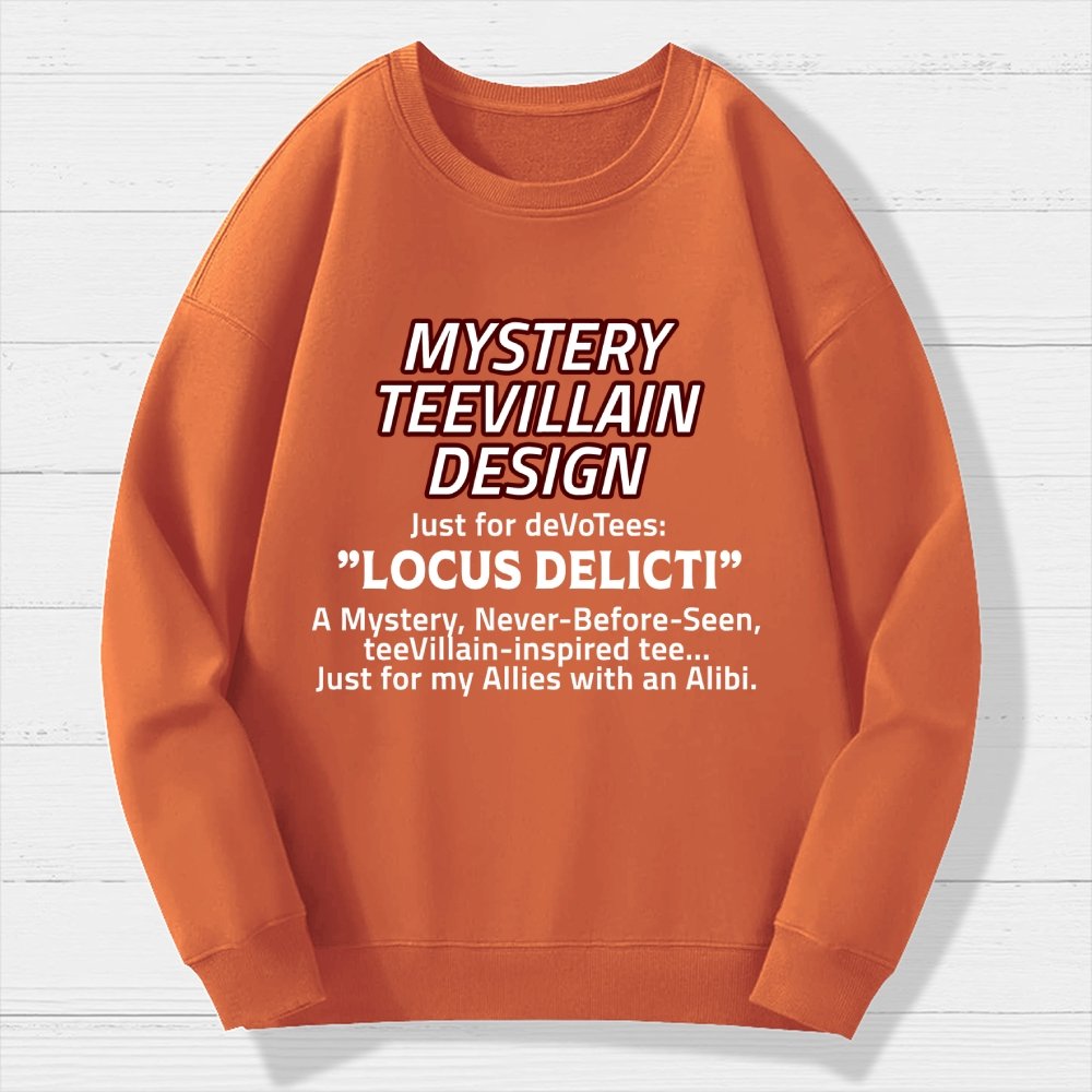 Locus Delicti Geek Cotton Sweatshirt