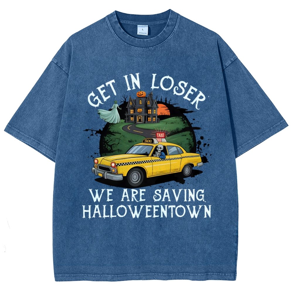 Get in Loser Halloween Vintage Distressed T-shirt