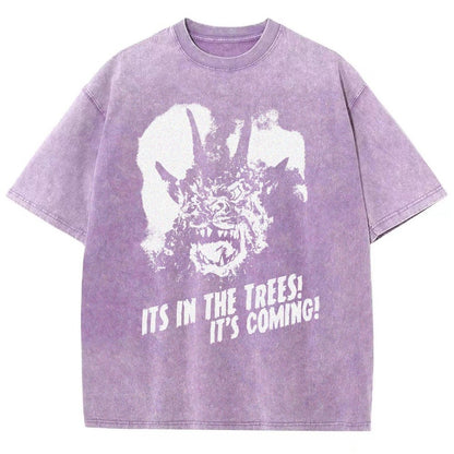 Night Of The Demon It's In The Trees ! Vintage Distressed T-shirt