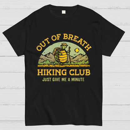 Out Of Breath Hiking Club Geek T-Shirt