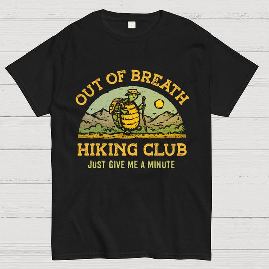 Out Of Breath Hiking Club Geek T-Shirt