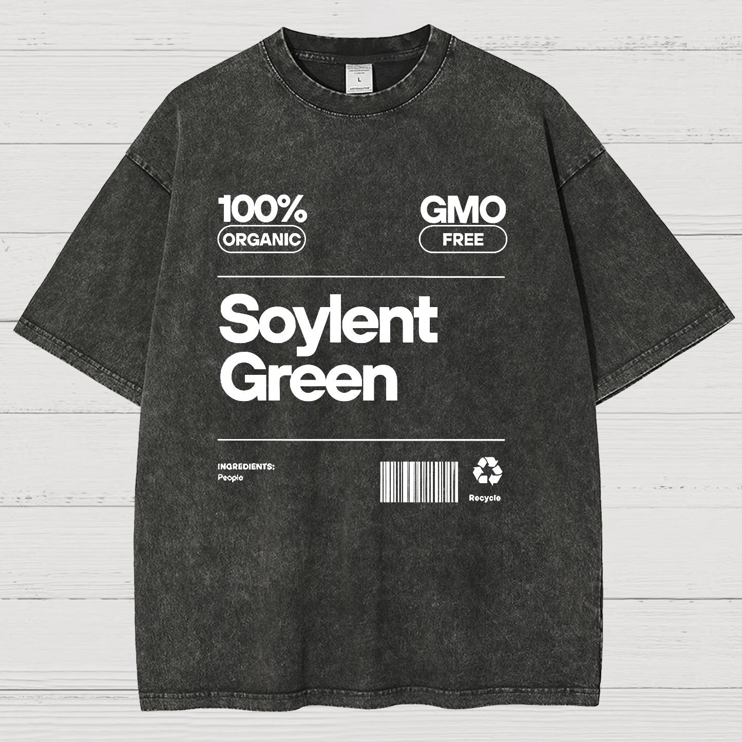 Soylent Green Tag Nerd Vintage Distressed T-shirt