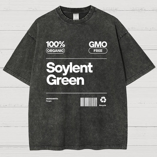 Soylent Green Tag Nerd Vintage Distressed T-shirt