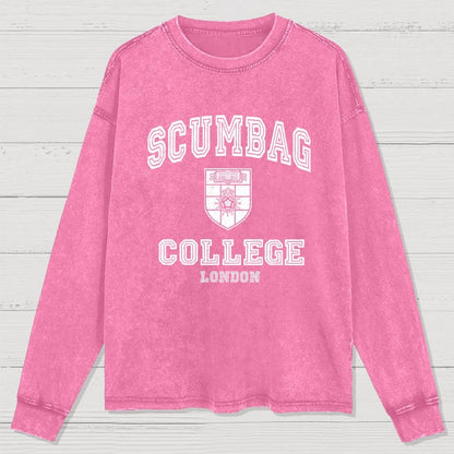 Scumbag College Washed Long Sleeve Tee