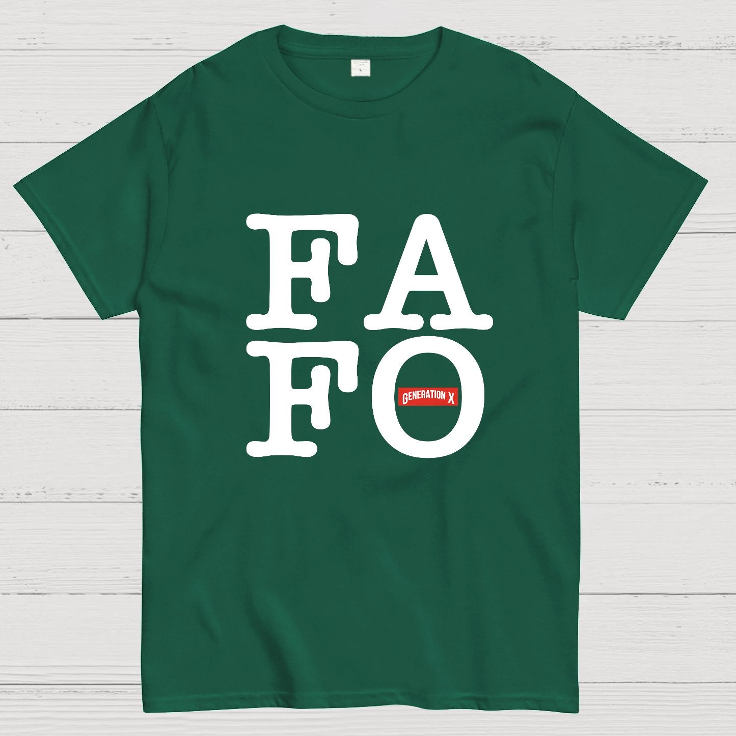Generation X Gen X-er FAFO Geeky T-Shirt