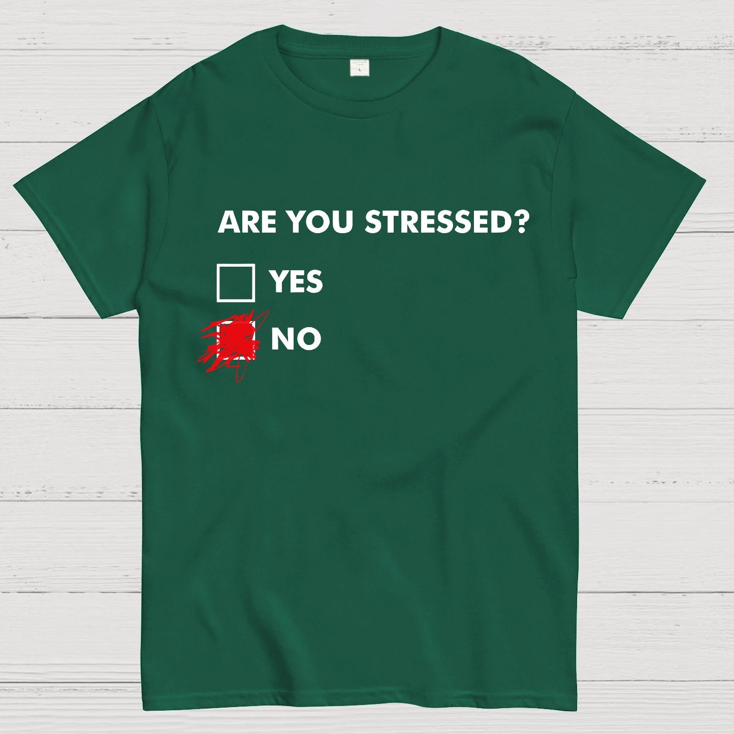 Fuuny Word Are You Stressed? No Geek T-Shirt
