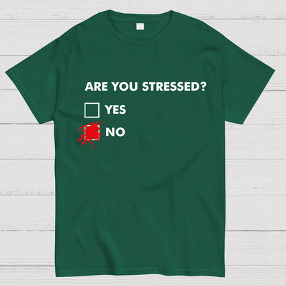 Fuuny Word Are You Stressed? No Geek T-Shirt