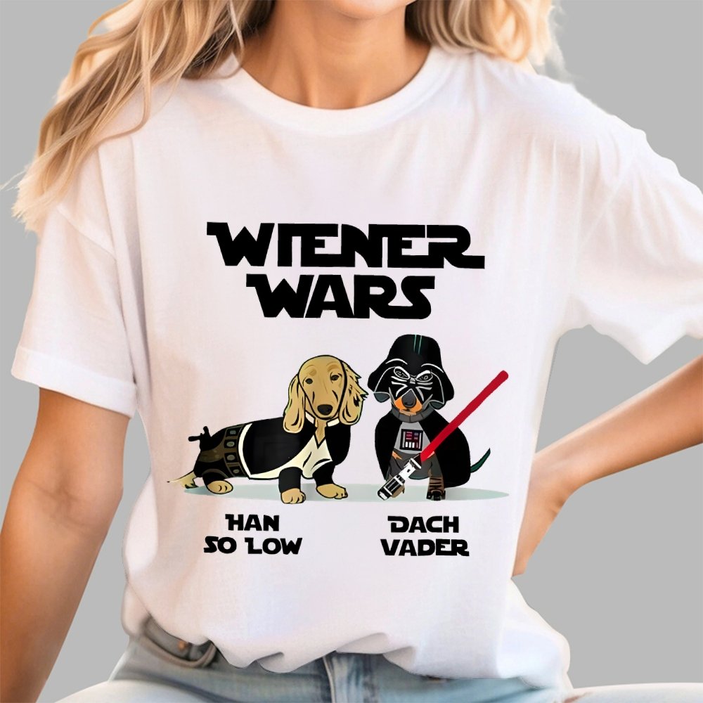 Wiener Wars Funny Dachshund Geek T-Shirt