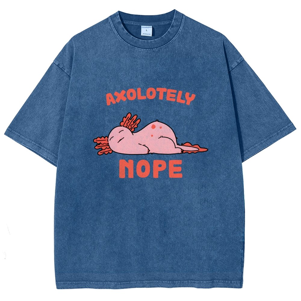 Axo Nope Vintage Distressed T-shirt