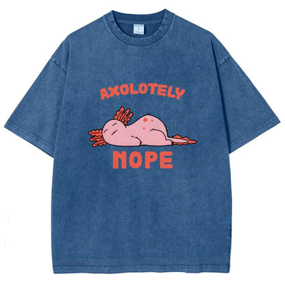 Axo Nope Vintage Distressed T-shirt