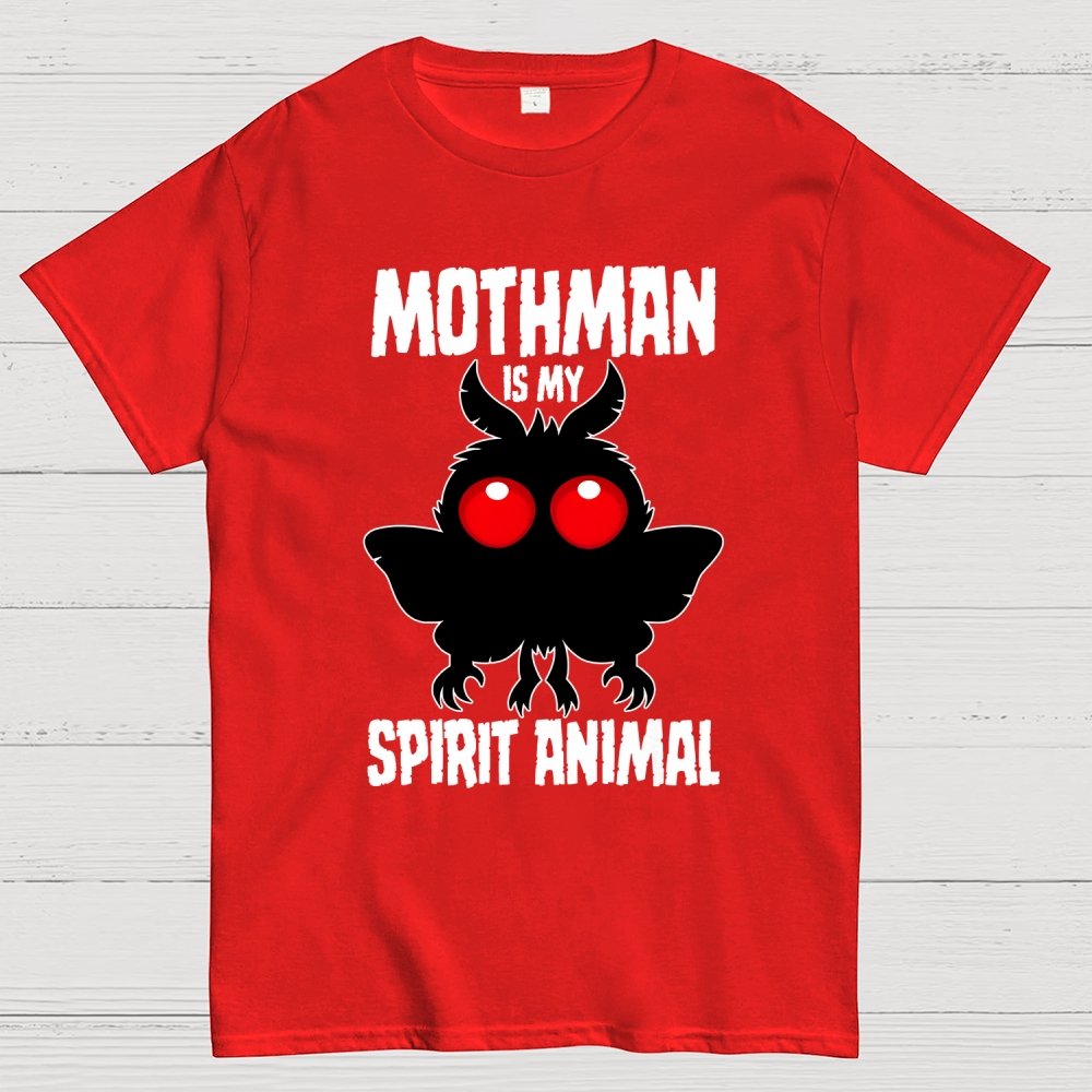 Mothman Is My Spirit Animal Dark Geek T-Shirt