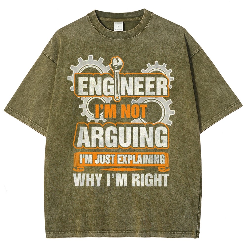 I'm Not Arguing Im Just Explaining Why I Am Right Vintage Distressed T-shirt