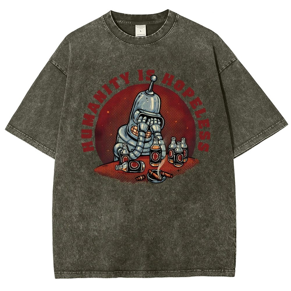 Humanity Is Hopeless Vintage Distressed T-shirt