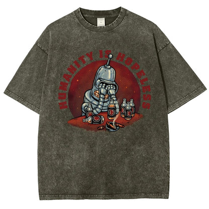 Humanity Is Hopeless Vintage Distressed T-shirt