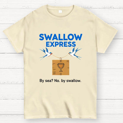 Swallow Express By Sea No, By Swallow Art Print Geek T-Shirt