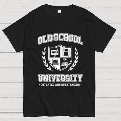 Old School University Unisex Geek T-Shirt