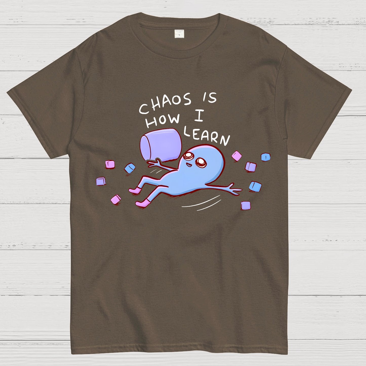 Strange Planet Chaos Is How I Learn Geek T-Shirt