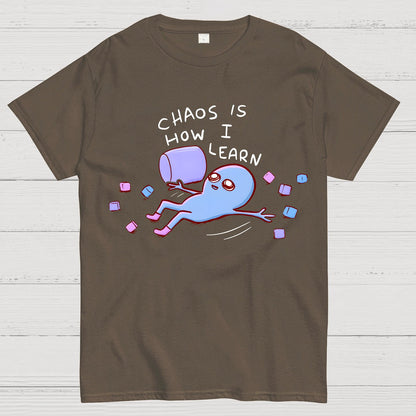 Strange Planet Chaos Is How I Learn Geek T-Shirt