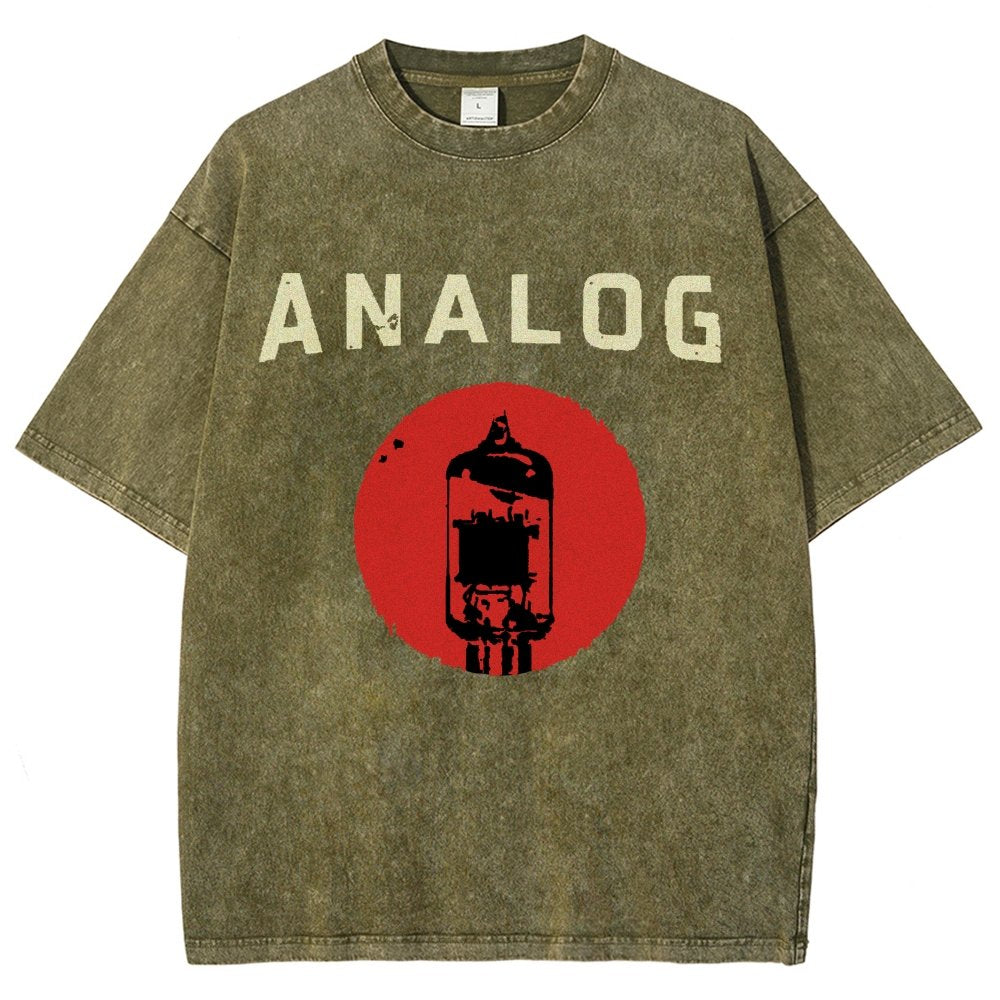 Vacuum Tube Analog Distressed Vintage Distressed T-shirt
