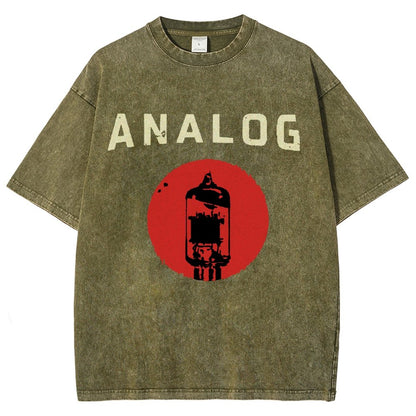 Vacuum Tube Analog Distressed Vintage Distressed T-shirt