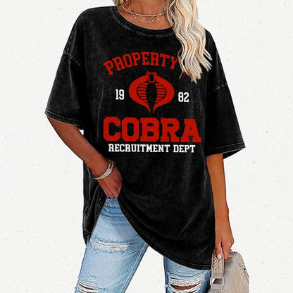 Property of cobra Vintage Distressed T-shirt
