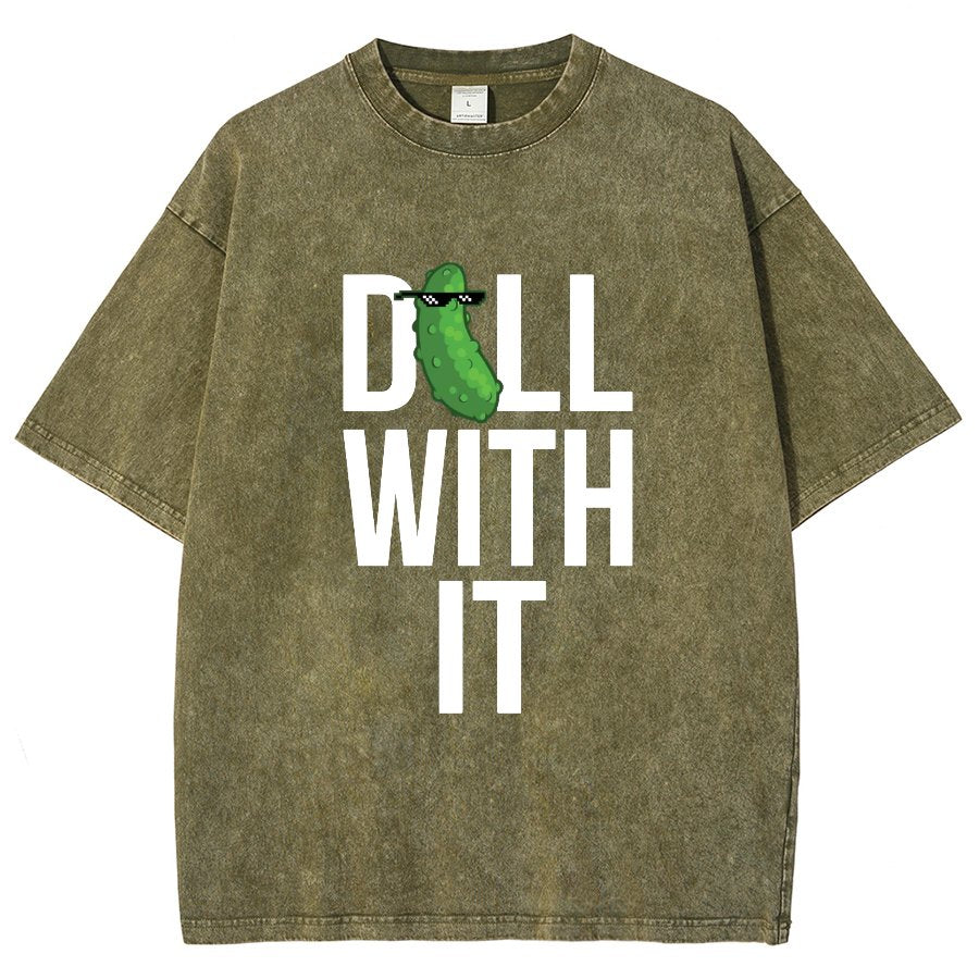 Dill With It Vintage Distressed T-shirt