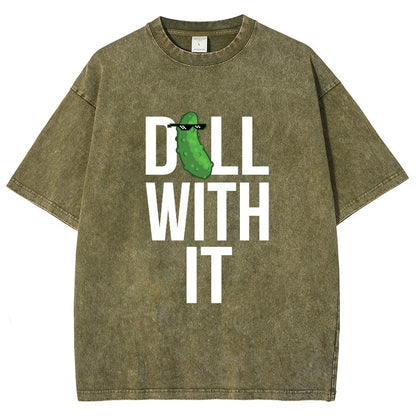 Dill With It Vintage Distressed T-shirt