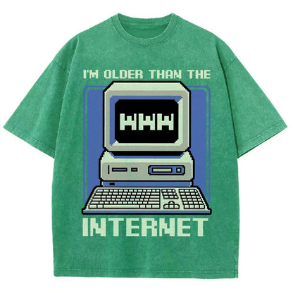 Older Than The Internet Vintage Distressed T-shirt