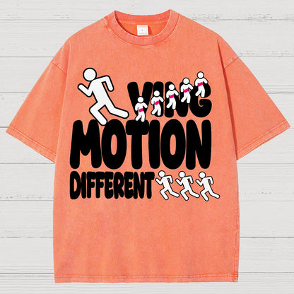 Ving Motion Different Funny Vintage Distressed T-shirt