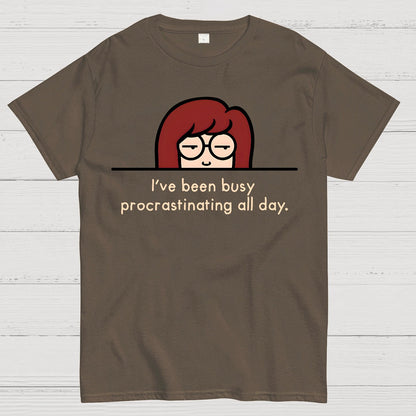 Busy Procrastinating. Sarcasm Geek T-Shirt
