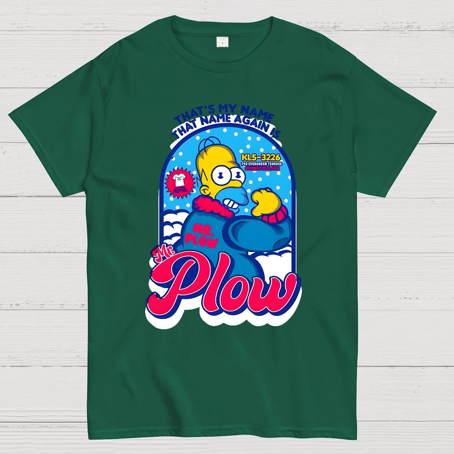 Mr. Snowplow Geek T-Shirt