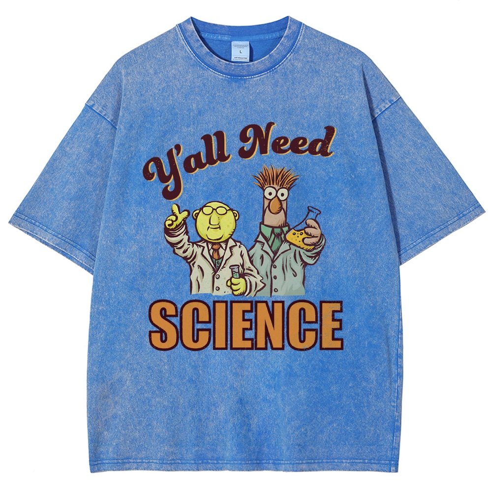 Y'all Need Science Vintage Distressed T-shirt