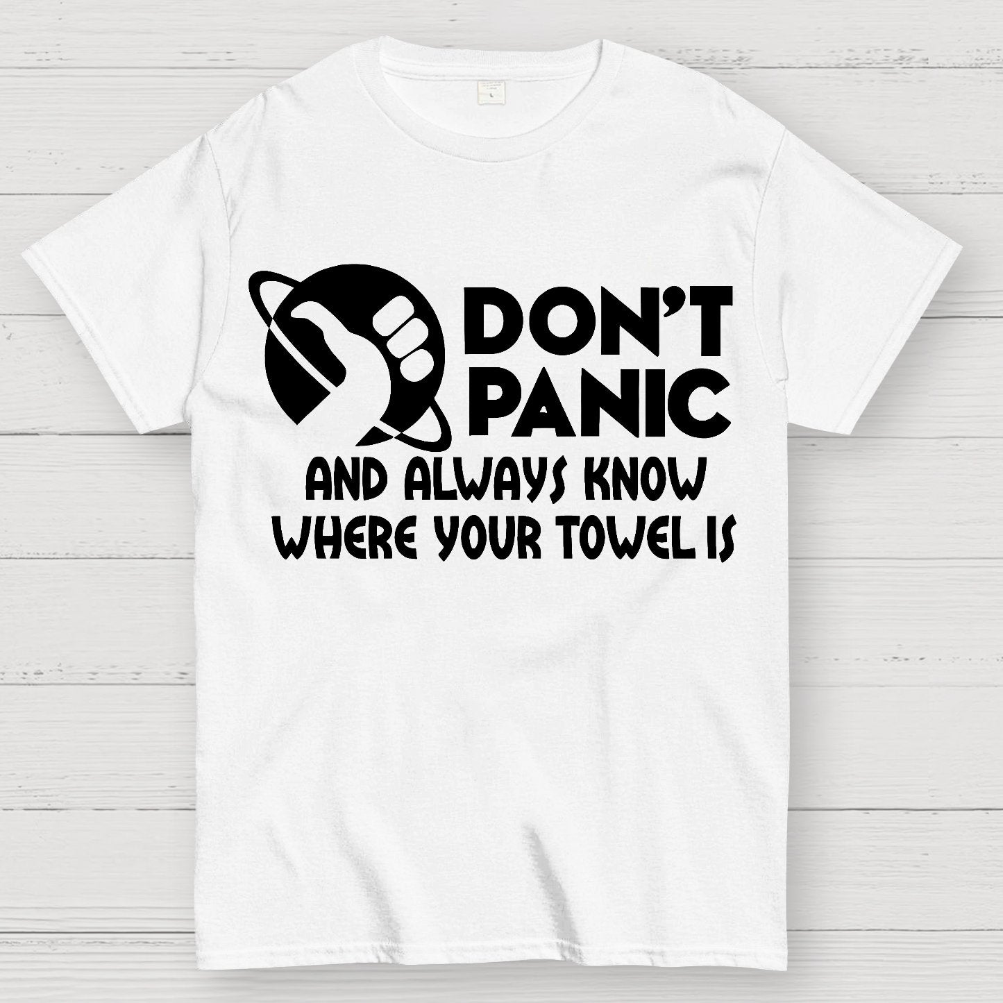 Don't Panic Geek T-Shirt