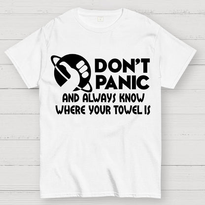 Don't Panic Geek T-Shirt