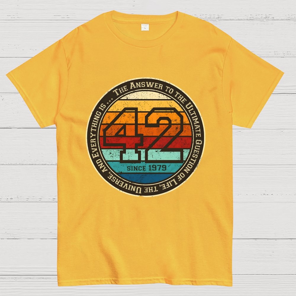 42 Life The Universe And Everything Geek T-Shirt