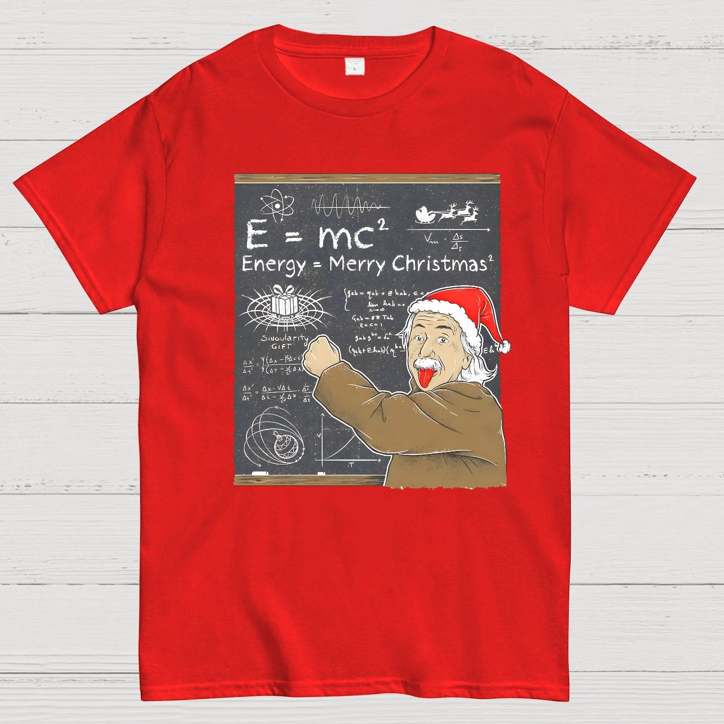 E = Merry Christmas² Geek T-Shirt