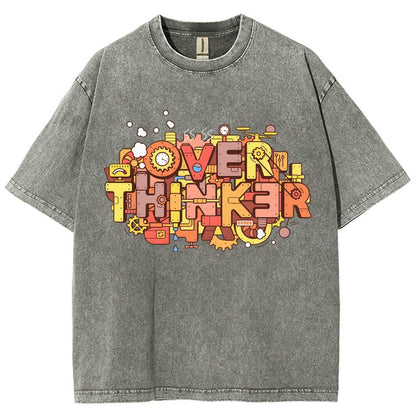 The Overthinker! Vintage Distressed T-shirt