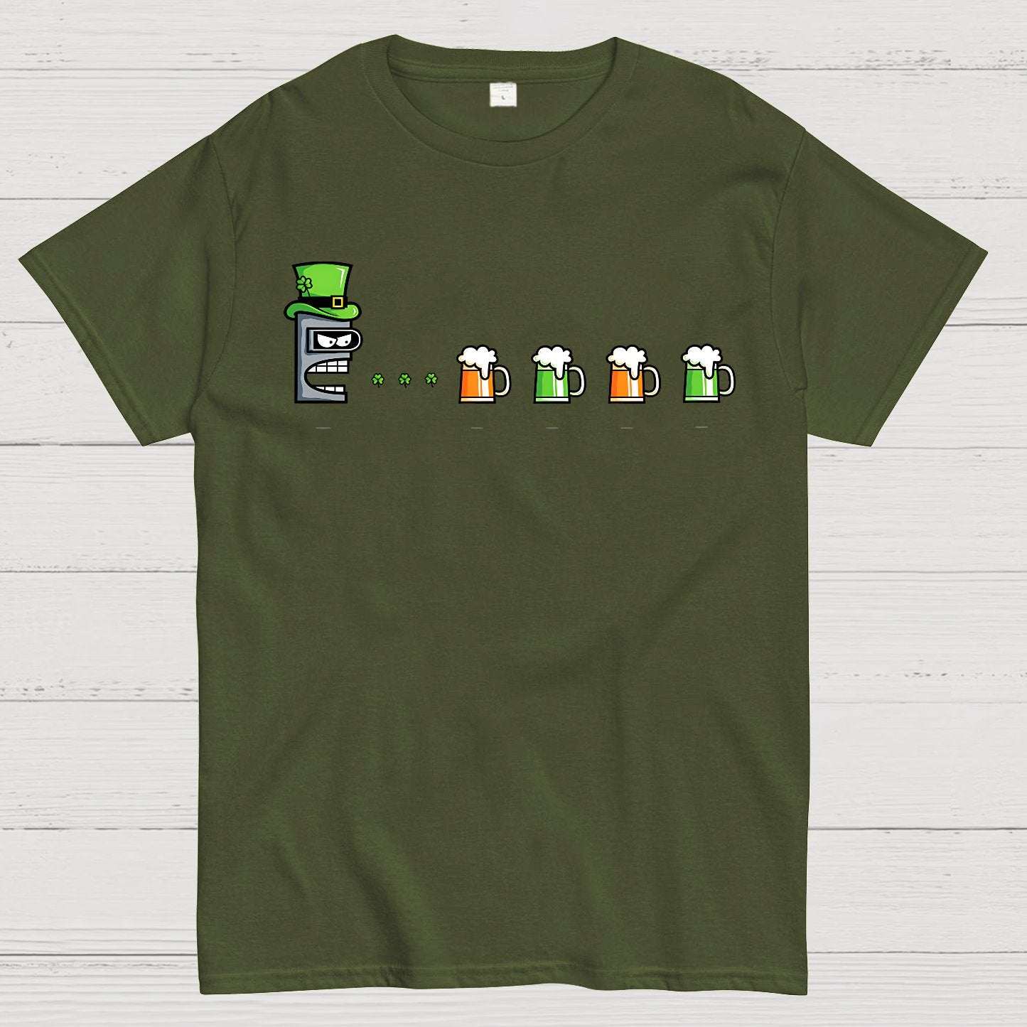 St. Patty’s Robot Geek T-Shirt