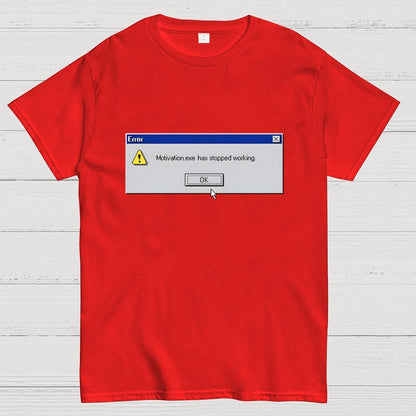 Motivation Error Geek T-Shirt
