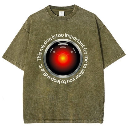 This Mission Is Too Important For Me To Allow You To Jeopardize It. Vintage Distressed T-shirt